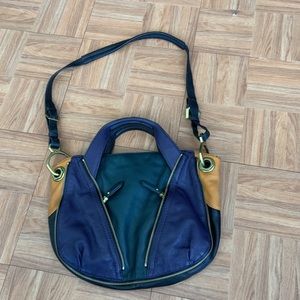 orYANY Pebble Leather Lian Satchel w/ Convertible Strap